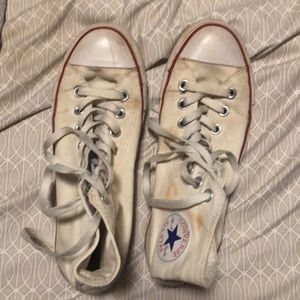 white high top converse